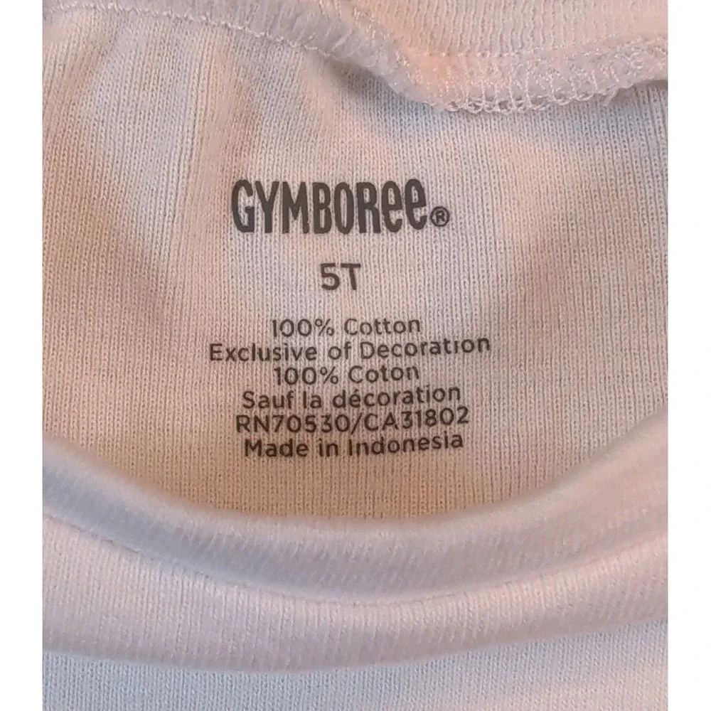 Gymboree Birthday Girl Make A Wish Size 5  Top & Shorts Pink White Cat Cupcake